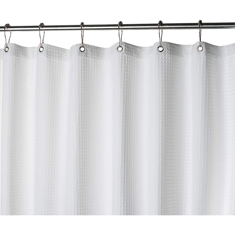 Creative Scents Waffle Shower Curtain with Liner Included & Reviews